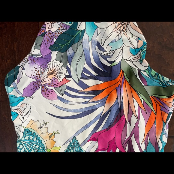 Amazonia one piece off shoulder floral Sz 14 - Picture 4 of 9